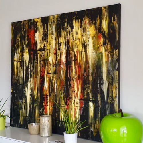 Abstract Painting | Oil And Acrylic Painting in Paintings by KARDIMAGO