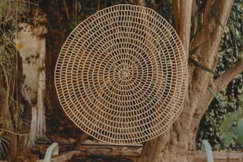 Transform Your Space with CHABKA's Natural Palm Fiber Spide | Wall Hangings by LA FIBRE ARTISANALE