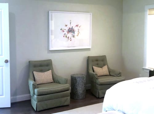 “Magnet of Hope” Fiber Painting | Mixed Media by Emma Balder