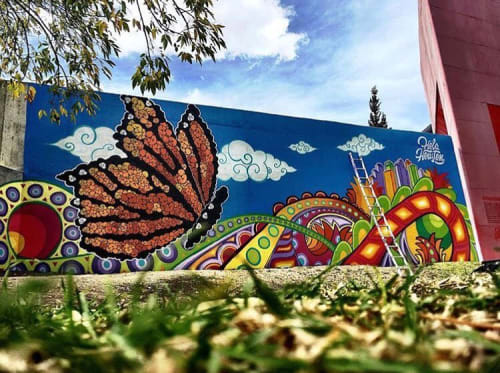 Hola Houston mural | Murals by Mario E. Figueroa, Jr. (GONZO247) | Educational Cultural Center of the State of Querétaro in Santiago de Querétaro