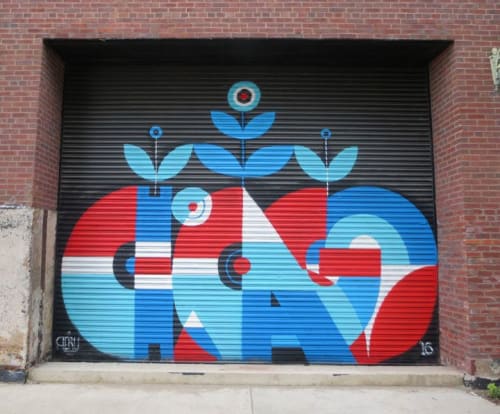 CHICAGO, 2016 | Murals by PERU143 | Lacuna Lofts in Chicago