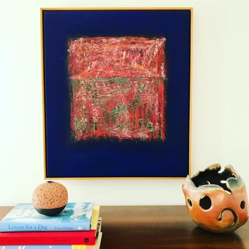 Blue and Red | Paintings by Ned Evans