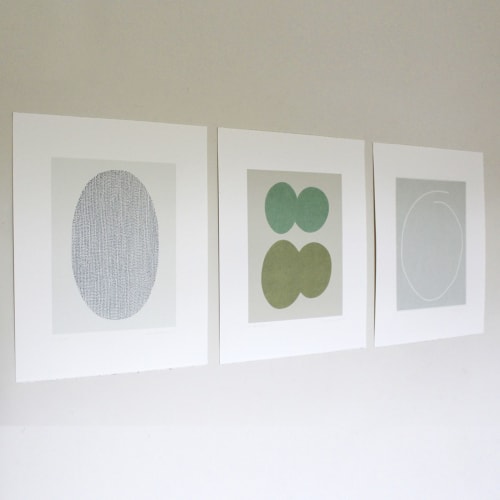 Set of minimal screenprints | Paintings by Emma Lawrenson