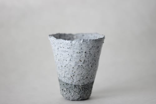 Terrazzo blue clay cup I | Drinkware by ZHENI