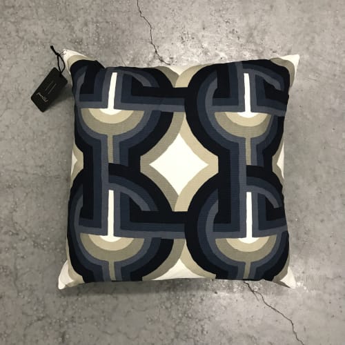 Contemporary Blue Pillow | Pillows by Parallel