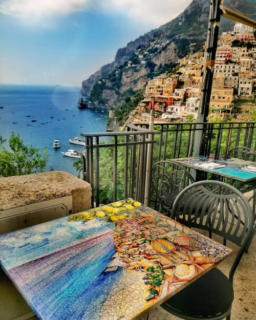 Custom Table | Tables by Ceramica Assunta Positano | Amalfi Coast Private Tours in Positano