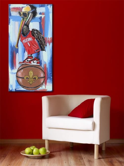 "Petunia the Baller" Painting | Paintings by Art by Christy Gallery