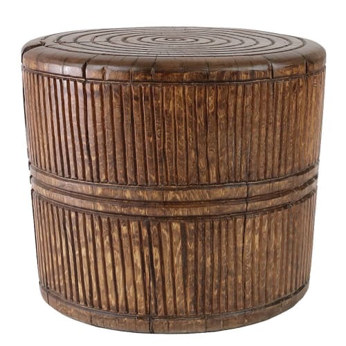 Tambor Hand Carved Low Table | Tables by Pfeifer Studio