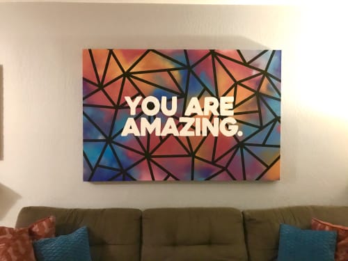 YOU ARE AMAZING - JOY | Paintings by Jayarr Steiner