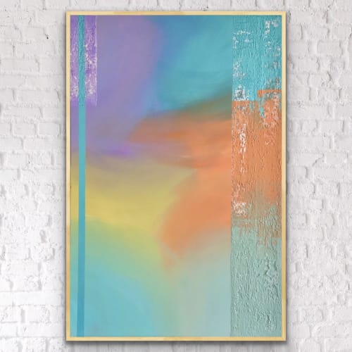 Cotton Candy | Oil And Acrylic Painting in Paintings by Mami Ishibashi