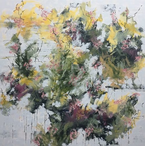 Botánica 12-8 | Oil And Acrylic Painting in Paintings by DAVID SKILLICORN - American Abstract Painter