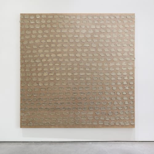 Tela Bronzato II | Mixed Media in Paintings by Kim Fonder | Rosewood Mansion on Turtle Creek in Dallas