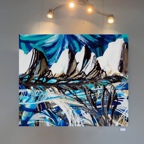 Orca | Paintings by Terry Kruse | Private Residence, Calgary in Calgary