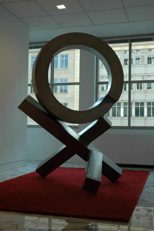 X's and O's #1 | Public Sculptures by Rob Lorenson | Washington DC in Washington