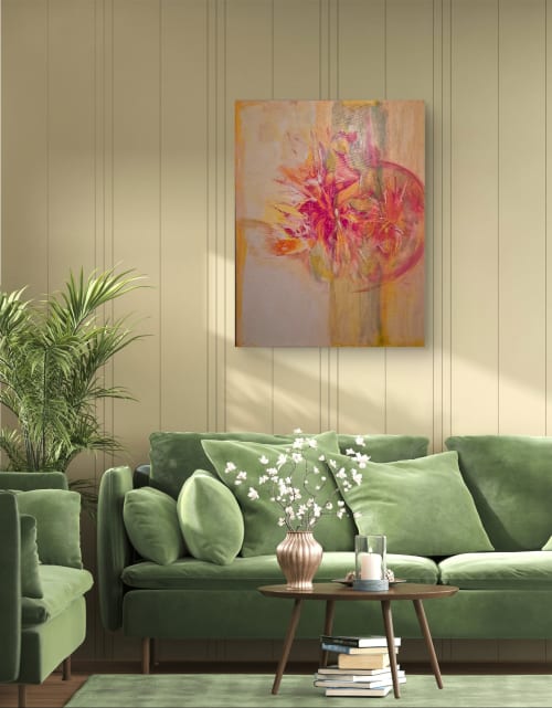 Abstract Art "Brighten" | Mixed Media by Patricia Askew/Soufullvisions