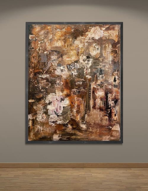 "zion" (sold) | Oil And Acrylic Painting in Paintings by VISCERAL HOME STUDIO