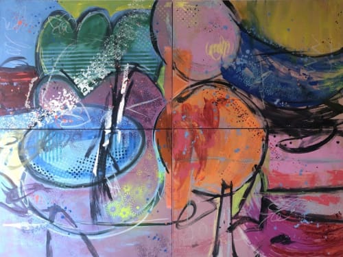 Core Dream Multi | Oil And Acrylic Painting in Paintings by Tina Psoinos art + photography