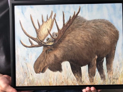 Grant the Moose | Paintings by Maurice Dionne FINEART
