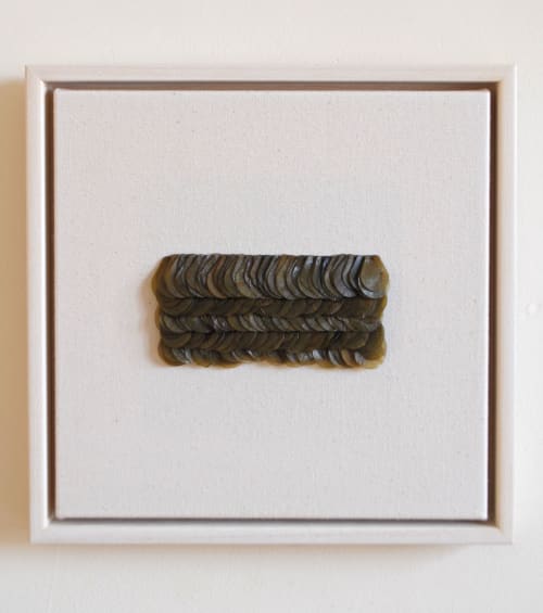Kelp Sequins, No. 3 | Wall Sculpture in Wall Hangings by Jasmine Linington