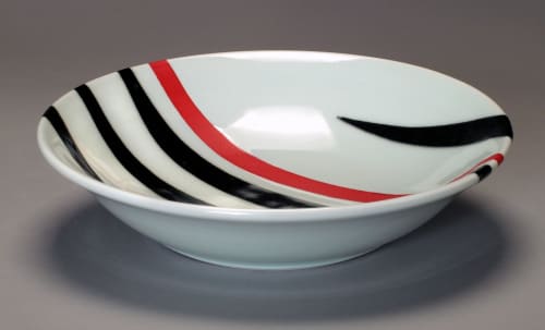 Decorative Porcelain Bowl - 1042 | Decorative Bowl in Decorative Objects by Shelley Schreiber Ceramic Art