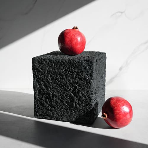 The Big Black Cube Sculpture Edition 001 | Sculptures by Carolyn Powers Designs