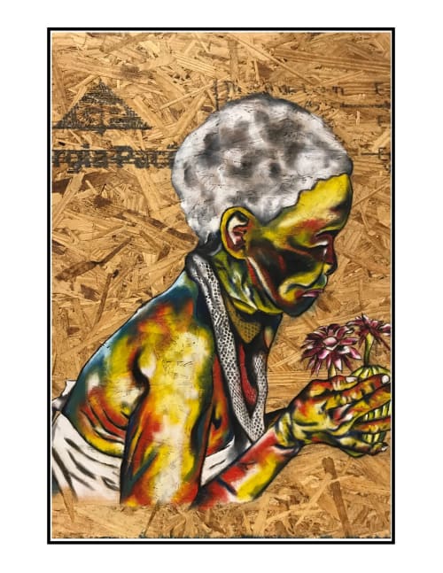 Her Elder | Paintings by Afrocentric Keyy | New York in New York