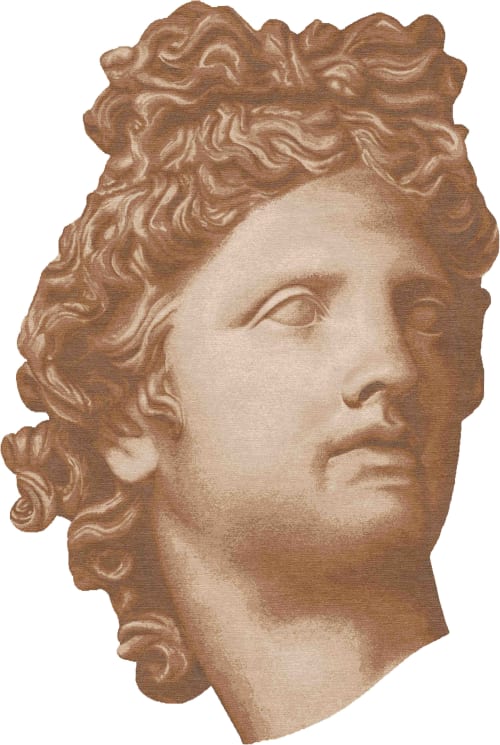 Rug Apollo hand-knotted unusual irregular asymmetric | Area Rug in Rugs by Atelier Tapis Rouge