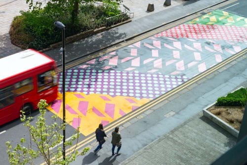 Look Down to Look Up | Street Murals by Adam Nathaniel Furman