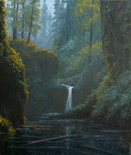 Eagle Creek | Paintings by Fred Choate Fine Art