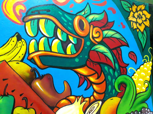 Abundancia | Murals by Dotes | Merced Market, Nave Mayor in Ciudad de México