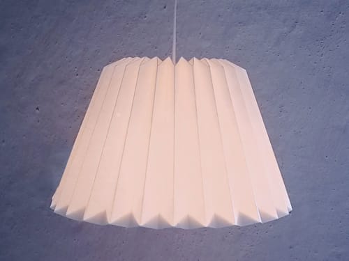 Empire Pleated lampshade - Cone, Modern lighting shade | Pendants by Studio Pleat