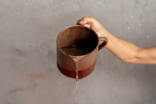 Handmade Brown-Terracotta Natla | Mug in Drinkware by ShellyClayspot