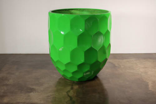 Modern Fiberglass Indoor/Outdoor Planter by Costantini | Vases & Vessels by Costantini Design