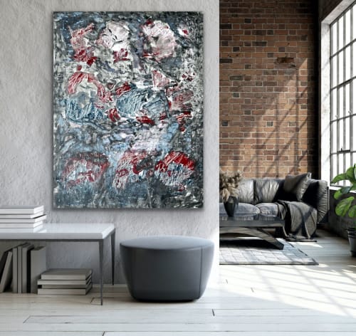 Summer Etude | 36x47 | Large Abstract Wall Art | Paintings by Jacob von Sternberg Large Abstracts