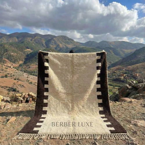Authentic Moroccan Beni Ourain Rug,Custom Wool Berber Carpet | Rugs by Berber Luxe