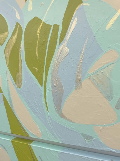 Camo Koi, Gilt | Paintings by Kate Wilson Fine Art
