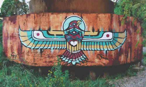 Pouakai | Murals by Theo Arraj