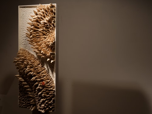 "Dave and Sandra" 3D Wood Wall Art | Wall Sculpture in Wall Hangings by Gabriel Gaffney Smith