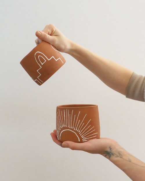 Ceramic Planter | Vases & Vessels by Kelsey Melville | Arrow Hair and Beauty in Seattle