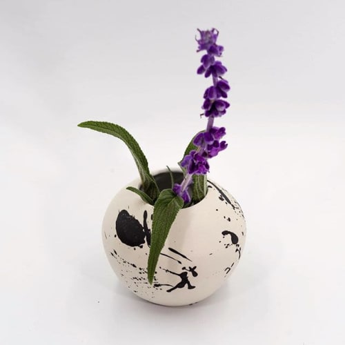 Half Moon Bud Vase | Vases & Vessels by Neon Bowl Ceramics