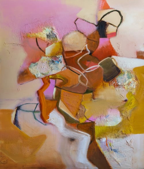 424 Solstice | Oil And Acrylic Painting in Paintings by Anne B Schwartz