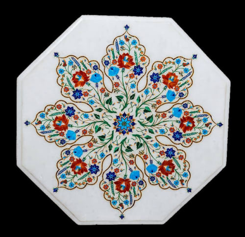 white marble table, coffee table, end table, tabletop | Tables by Innovative Home Decors