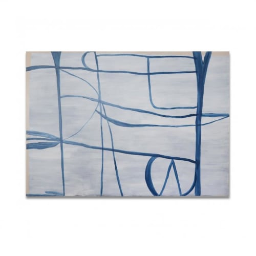 Etnografica Indigo II | Mixed Media by Kim Fonder