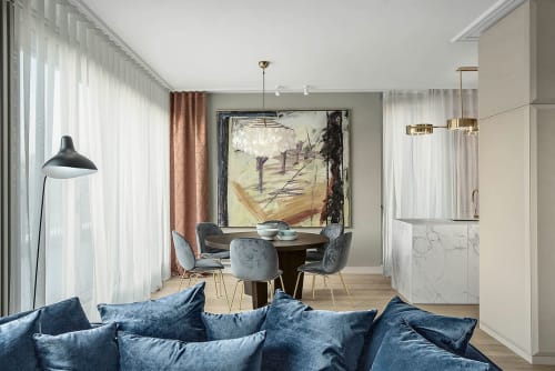 Apartment DM | Curtains & Drapes by MEAVISTA  Textile / Interior / Design