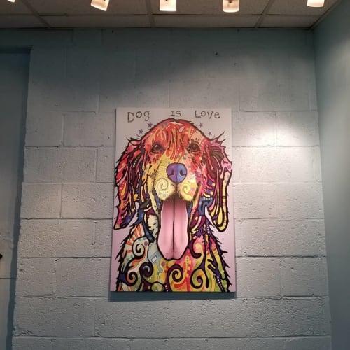 Dog is Love | Paintings by Dean Russo Art | Wagging Tails Pet Resort and Spaw in West Hartford