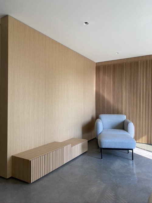 Pacific Palisades Residence | Wall Treatments by Angel City Woodshop