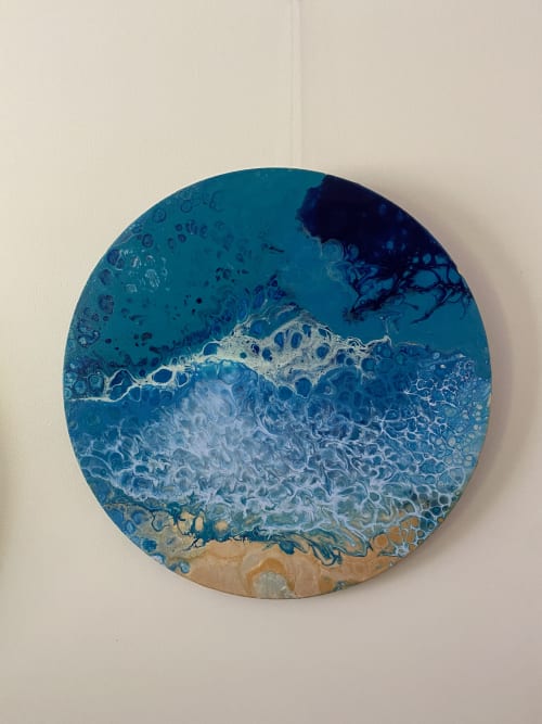 Maroubra Bluebottles | Paintings by Virginia Burke