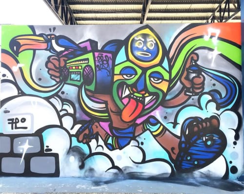 Graffiti Mural | Street Murals by Fábio Panone
