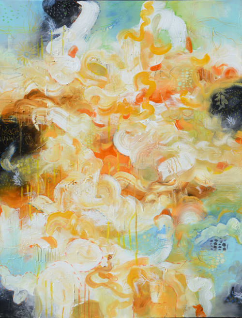 Autumn rain | Paintings by Andrada Anghel
