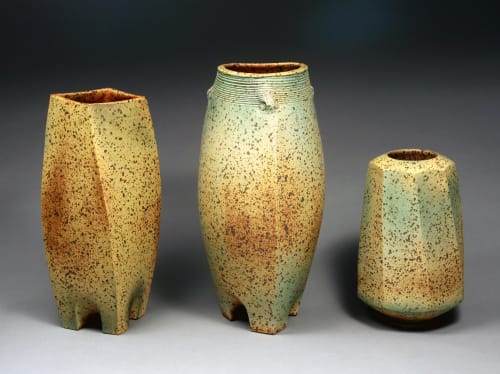 3 vessels | Vases & Vessels by Hsin-Chuen Lin | Private collection in Moskva